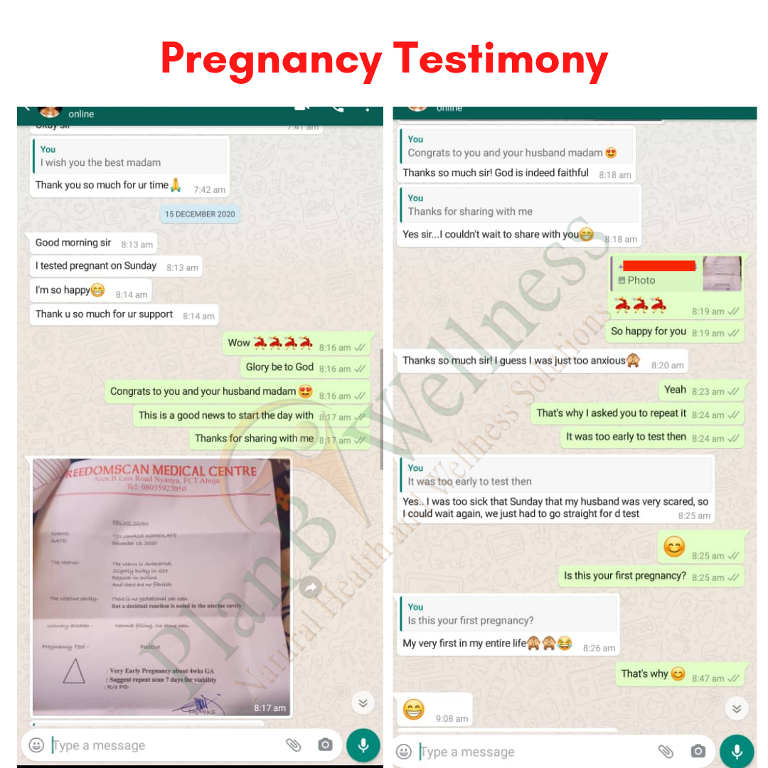 Pregnancy Testimony Plan B Wellness