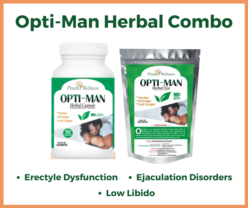 Opti-Man Herbal Combo Plan B Wellness