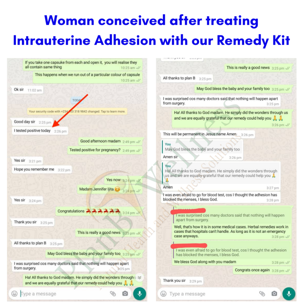 Adhesion remedy Testimony plan b wellness