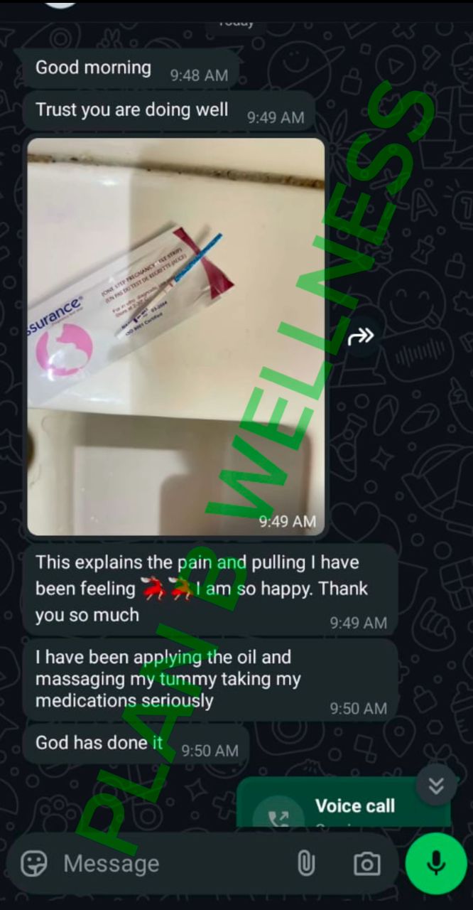 Pregancy testimony after treating tubal adhesion with our tubal blockage remedy kit 4 Pregancy testimony after treating tubal adhesion with our tubal blockage remedy kit 4